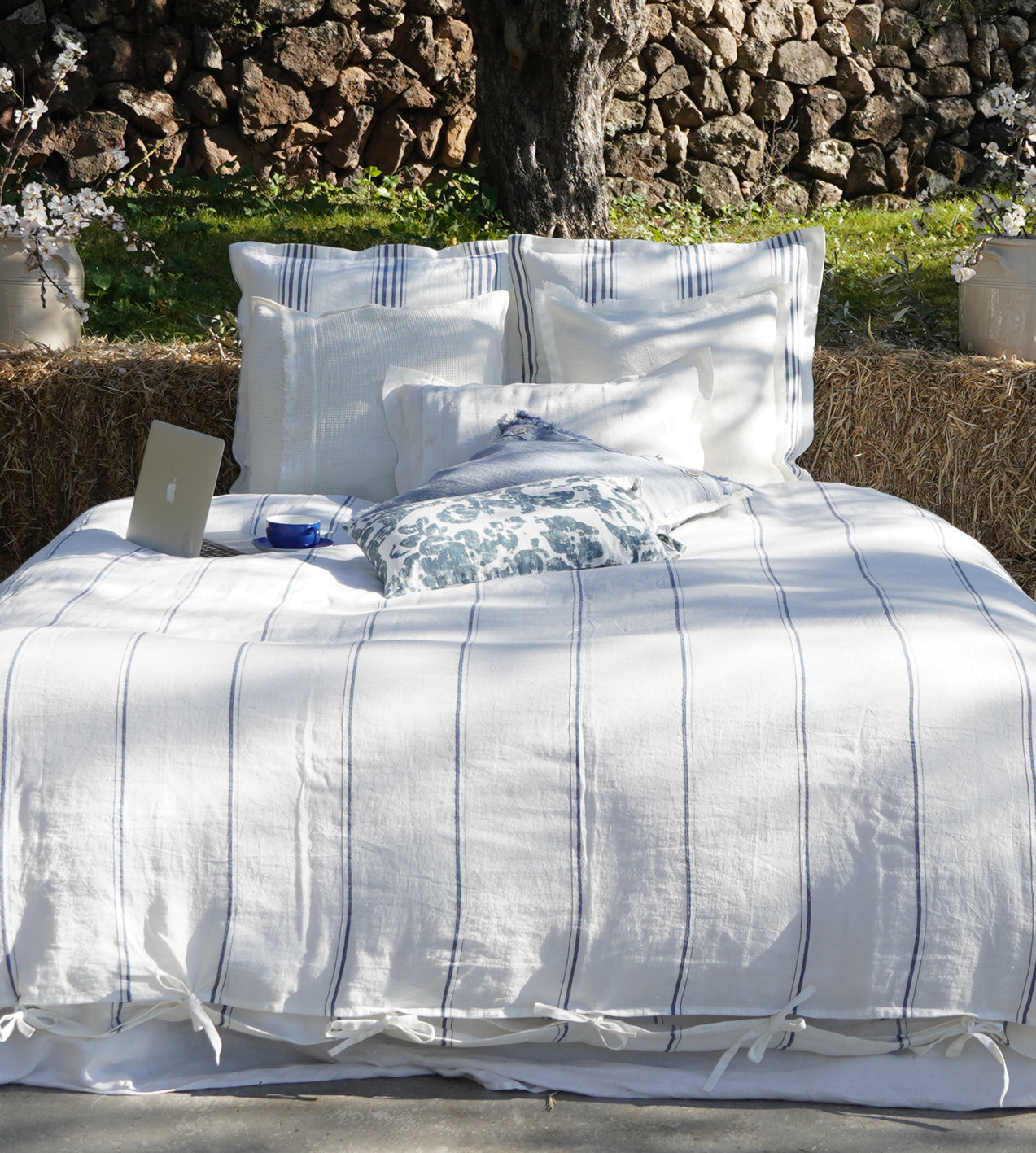 Duvet Covers & Pillows in Blue