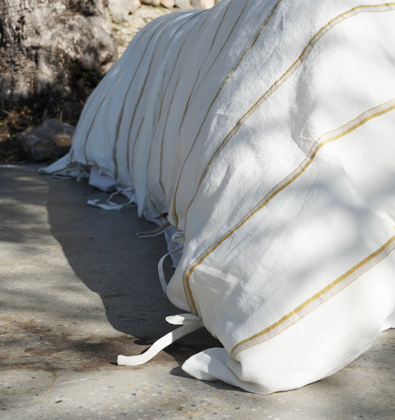 Duvet Covers & Pillows in Gold