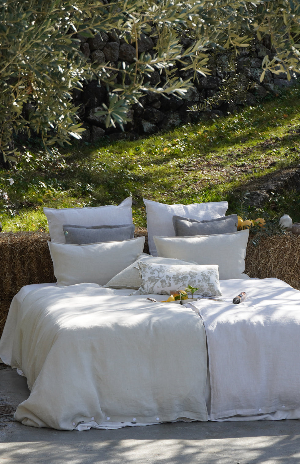 Duvet Covers & Pillows in Sand