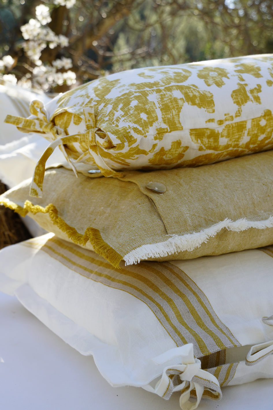 Duvet Covers & Pillows in Gold