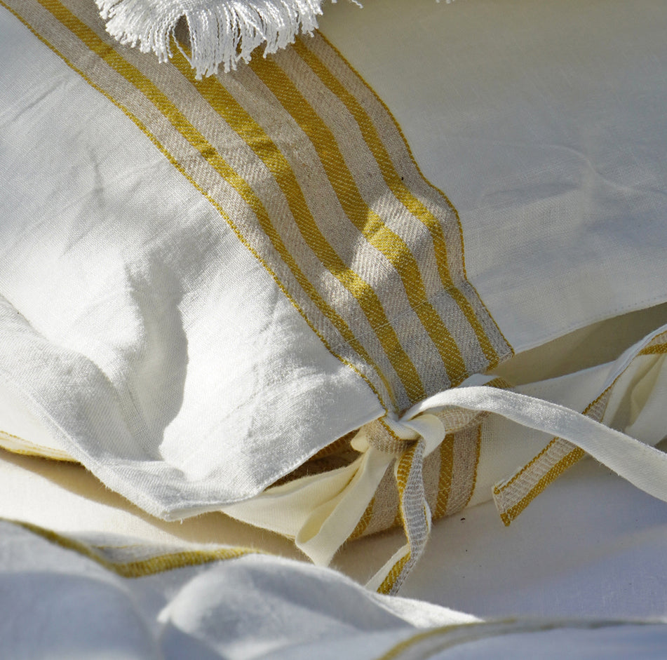 Duvet Covers & Pillows in Gold