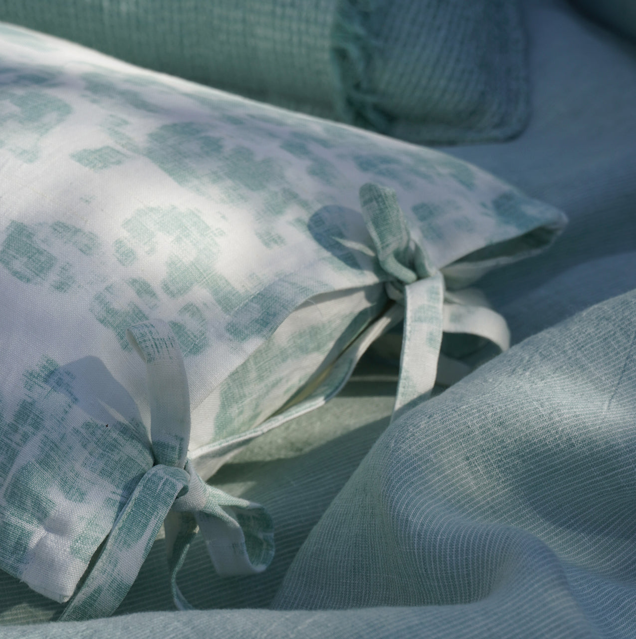 Duvet Covers & Pillow in Mint