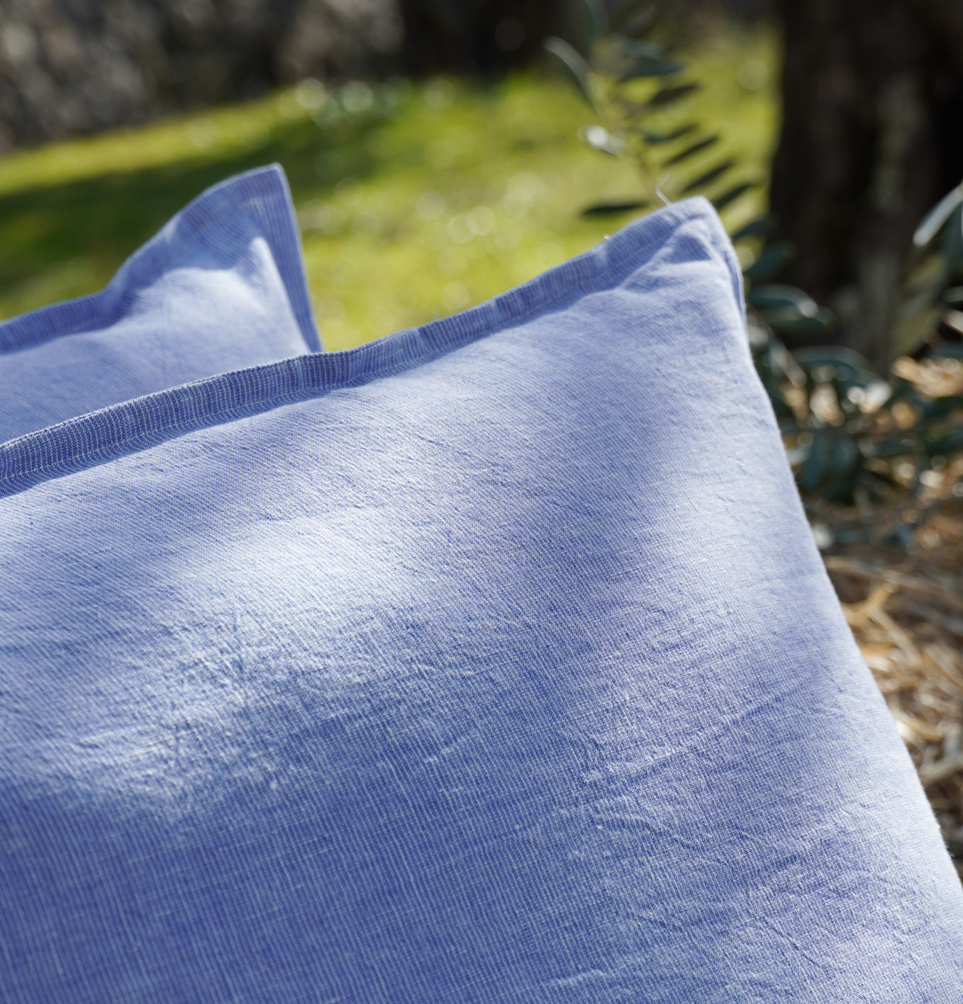 Duvet Covers & Pillows in Summer blue