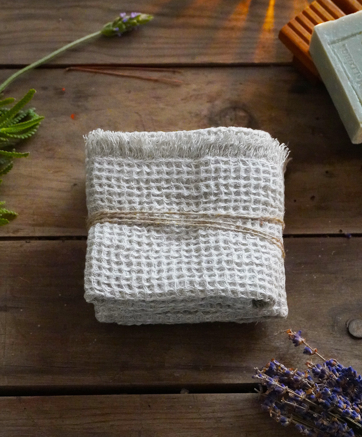 Linen Waffle Towels