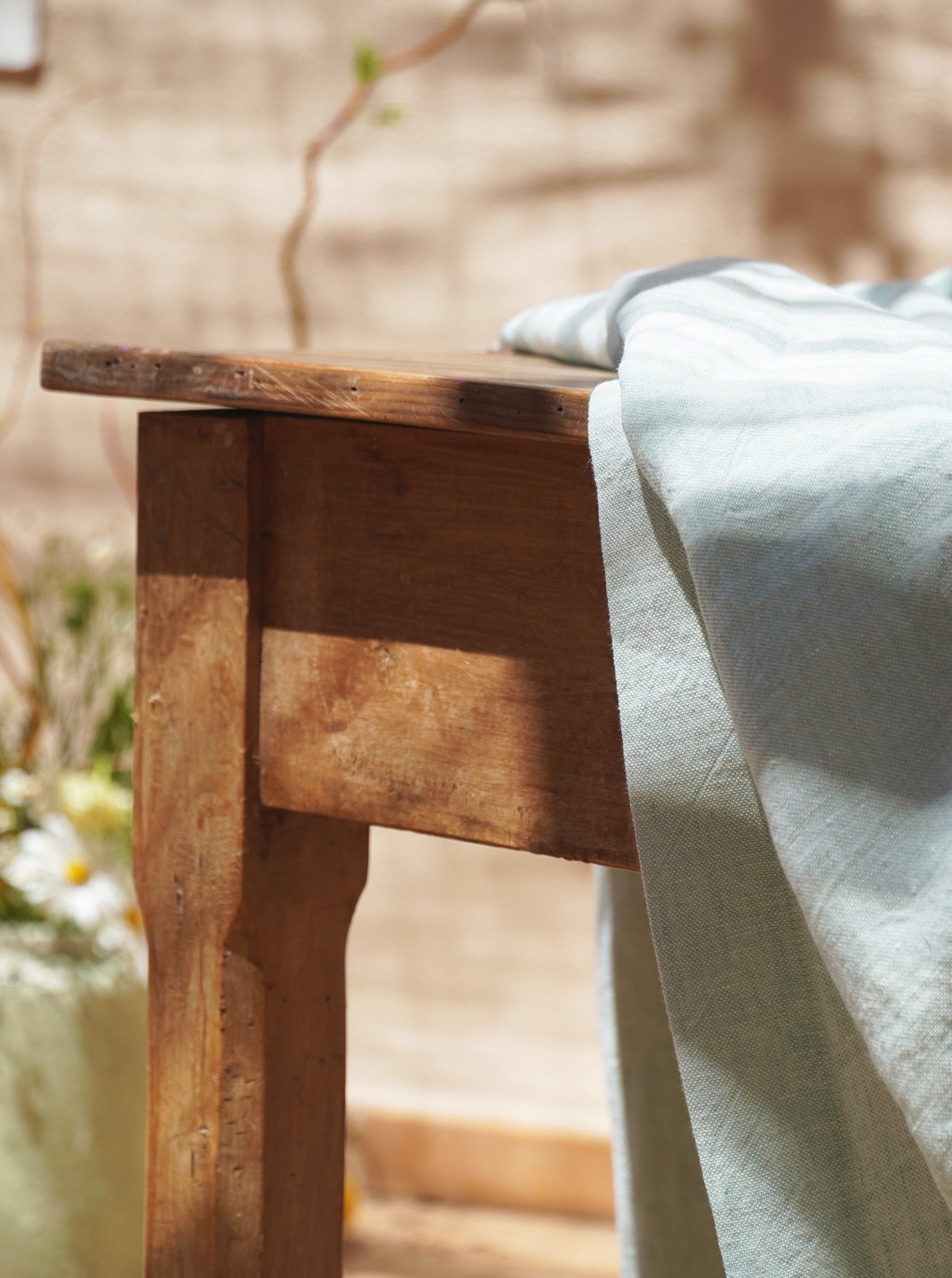 Linen Tablecloth mint Mallorca