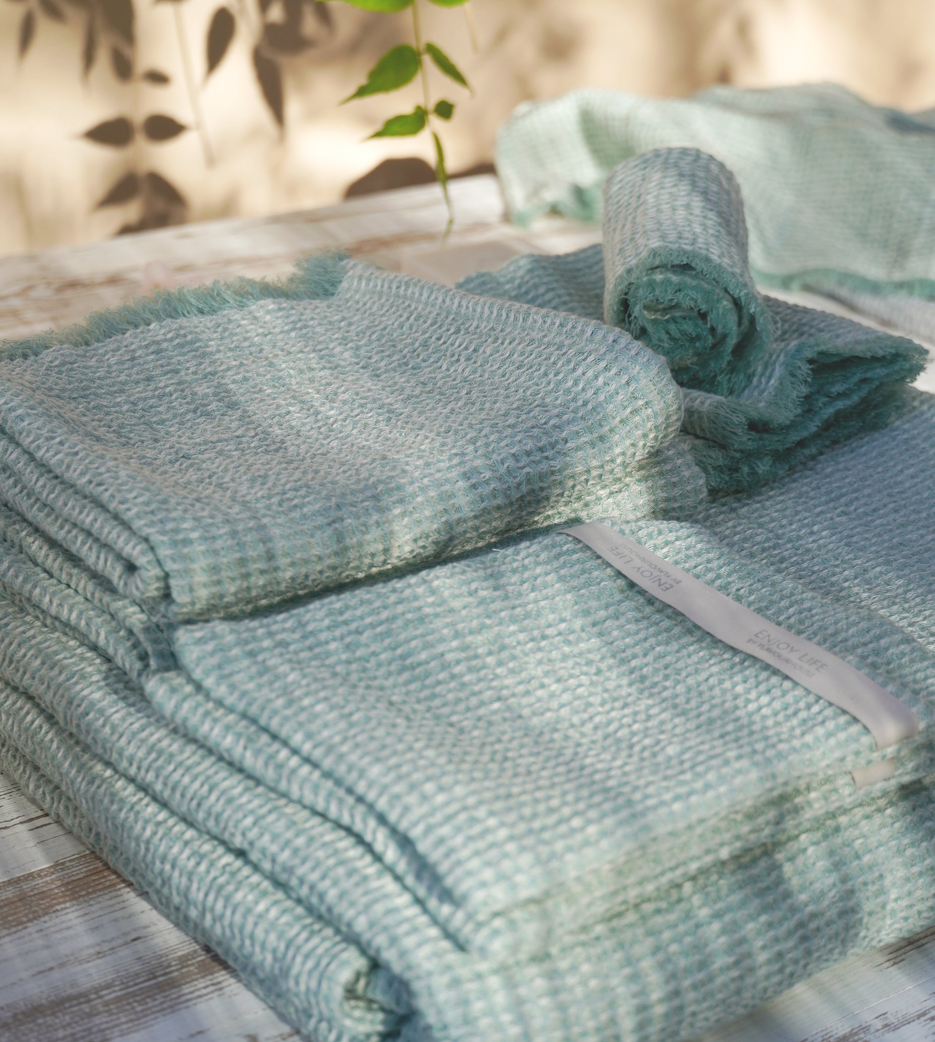 Linen Waffle Towels